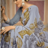 Faux Georgette Printed Saree - Image 2