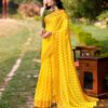 Moss Chiffon Saree